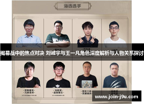 揭幕战中的焦点对决 刘诚宇与王一凡角色深度解析与人物关系探讨