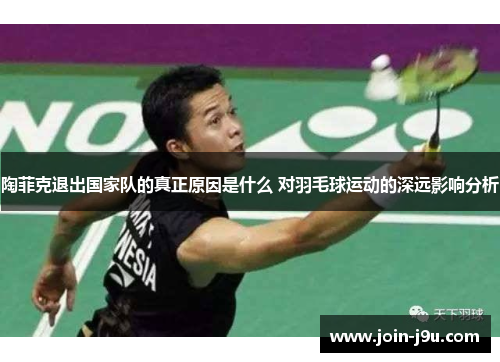 陶菲克退出国家队的真正原因是什么 对羽毛球运动的深远影响分析